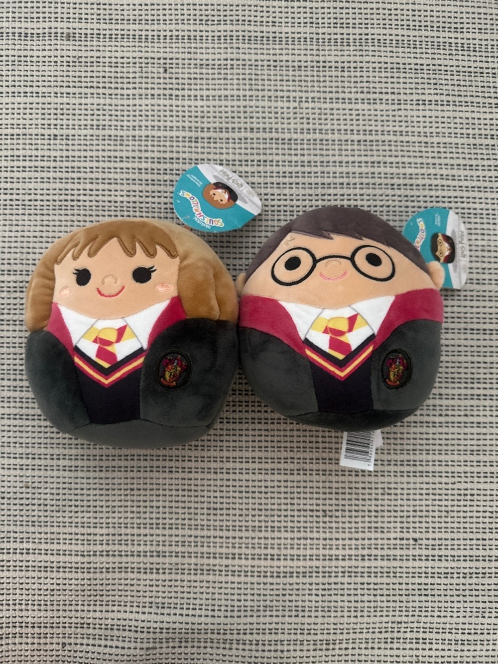Harry and Hermoine Squishmallow set